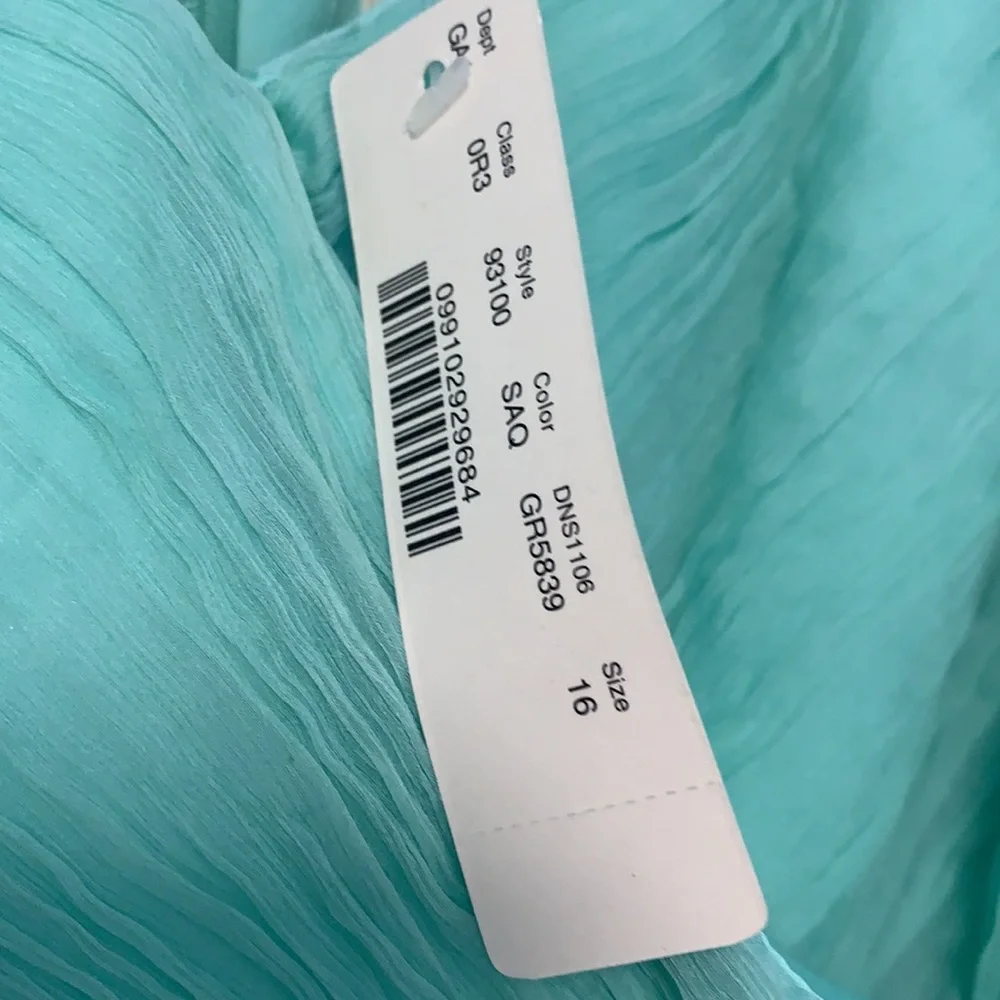 Silk sea foam? Teal or aqua? J crew dress